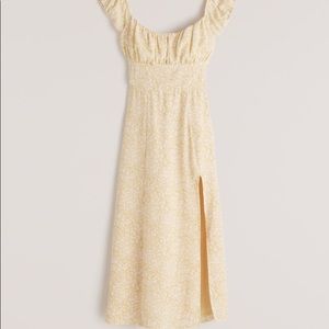 Abercrombie Cap Sleeve Scoopneck Midi Dress